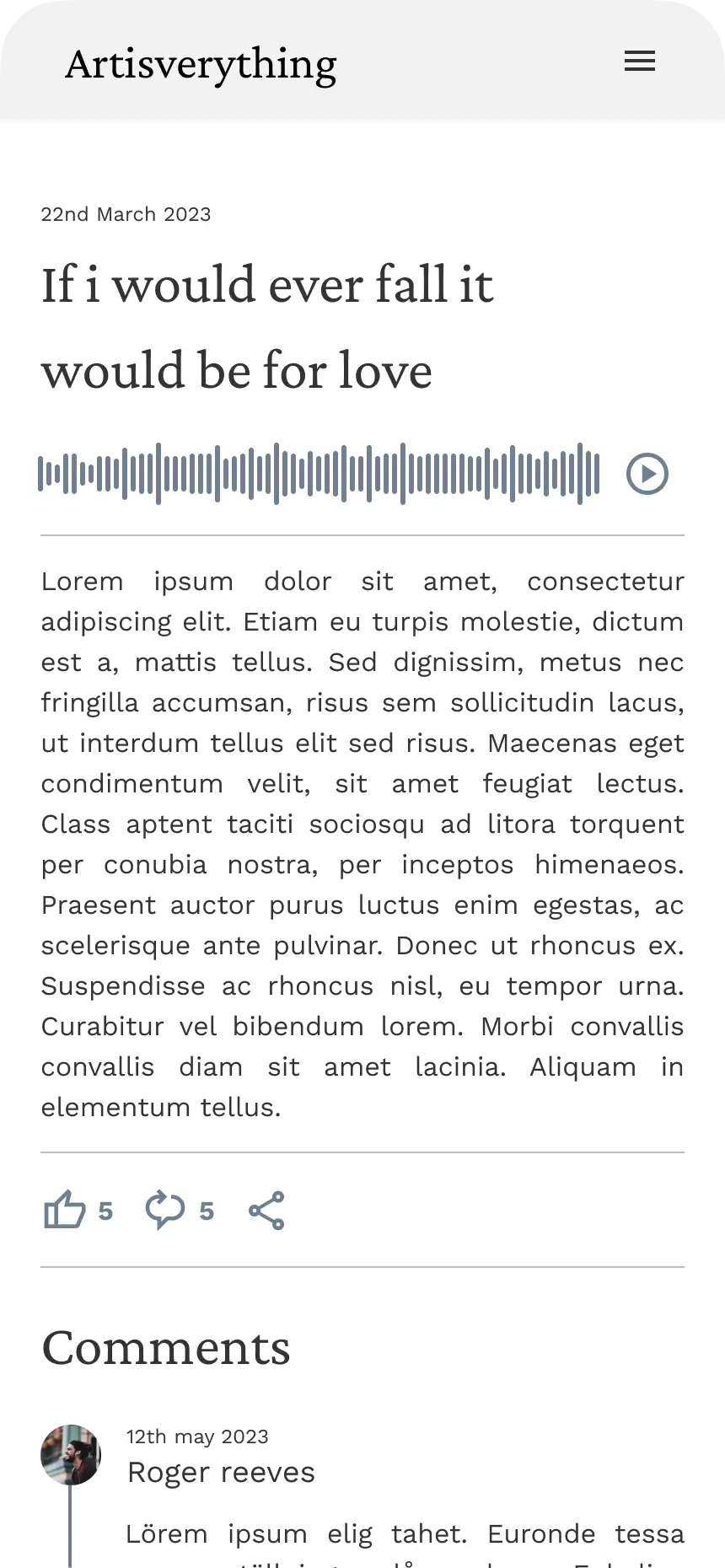 A website design that i did